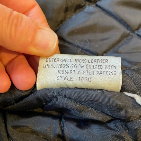 Vintage Berman's Leather 80's Motorcycle Jacket Size Small - Picture 5 of 16